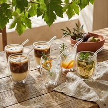 Szklanki termiczne do kawy i herbaty z podwójnym dnem 350 ml, 6 szt., Valesso Alicante
