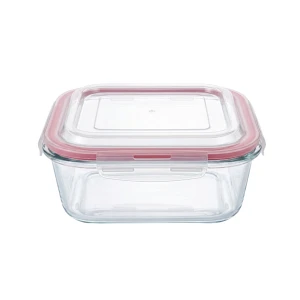 Szklany pojemnik na żywność z pokrywką 800 ml – do lodówki, piekarnika i mikrofali, House Clue Oslo