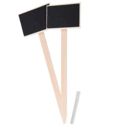 Tabliczki do doniczek, roślin, ziół, 2 szt, XL, + kreda Tabliczki do doniczek, roślin, ziół, 2 szt, XL, + kreda