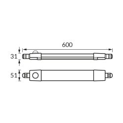 TABOR LED PIR 18W NW