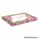 Porcelanowa taca serwisowa 35x15cm Nuova R2S Flowers Glamour