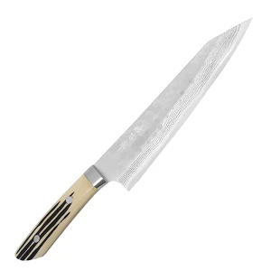 Takeshi saji srs-13 jeleni róg ręcznie kuty nóż szefa 21 cm Takeshi saji srs-13 jeleni róg ręcznie kuty nóż szefa 21 cm