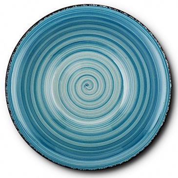 Talerz ceramiczny FADED BLUE obiadowy głęboki na zupę 22 cm