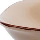 Talerz ceramiczny, kwadratowy, BROWN SUGAR, obiadowy, głęboki, na zupę, 23 cm