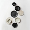 Talerz ceramiczny, SOHO CLASSIC, czarny, obiadowy, płytki, na obiad, 27 cm