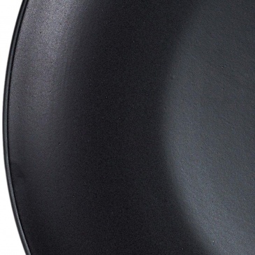 Talerz ceramiczny, SOHO czarny, obiadowy, płytki, na obiad, 26,5 cm