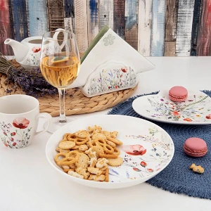 Talerz obiadowy głęboki porcelanowy MAKI 20,5 cm, 600 ml Talerz obiadowy głęboki porcelanowy MAKI 20,5 cm, 600 ml