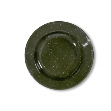 Talerz, żeliwo emaliowane, śred. 20 cm, zielony