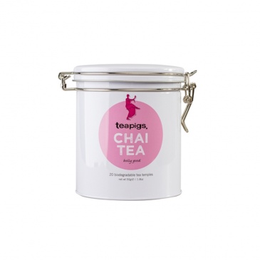 Herbata czarna Chai Tea w puszce 20 piramidek teapigs