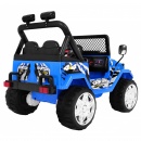Terenowy raptor drifter na akumulator dla dzieci niebieski + pilot + wolny start + eva + dźwięki świ
