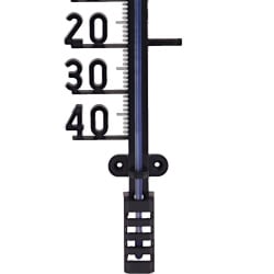 Termometr zewnętrzny czarny 41 cm