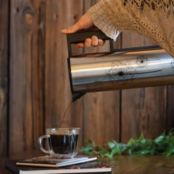 Termos z wkładem szklanym 1l corto stalowy 231628