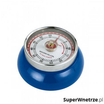 Timer mechaniczny 7x3 cm Zassenhaus niebieski