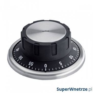 Timer z magnesem Cilio czarny