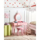 Toaletka dziecięca z taboretem MARGIE Różowy