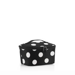 Torba coolerbag s pocket, dots white