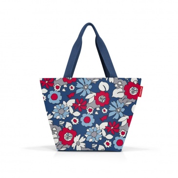 Torba shopper m florist indigo