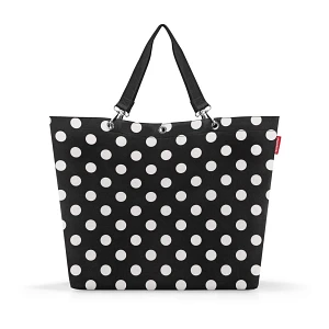 Torba shopper xl, dots white