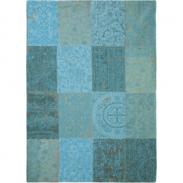 Turkusowy Dywan Patchwork - AZURE 8015 (170x240 cm)