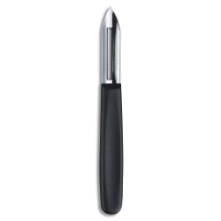VICTORINOX - Kitchen Utensils - Obieraczka do warzyw dla praworęcznych - Gładkie ostrze - Czarny