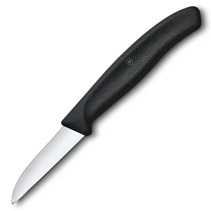 Victorinox - swiss classic - nóż do warzyw i owoców - gładkie ostrze - 6 cm - czarny Victorinox - swiss classic - nóż do warzyw i owoców - gładkie ostrze - 6 cm - czarny