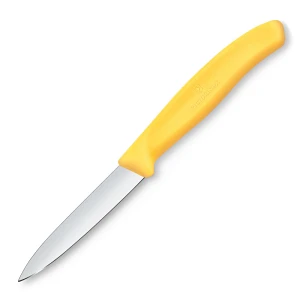 VICTORINOX - Swiss Classic - Nóż do warzyw i owoców - Gładkie ostrze - 8 cm - Żółty VICTORINOX - Swiss Classic - Nóż do warzyw i owoców - Gładkie ostrze - 8 cm - Żółty
