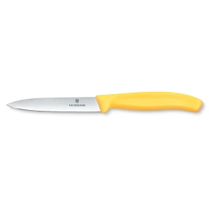 VICTORINOX - Swiss Classic - Nóż do warzyw i owoców - Gładkie ostrze - 10 cm - Żółty VICTORINOX - Swiss Classic - Nóż do warzyw i owoców - Gładkie ostrze - 10 cm - Żółty