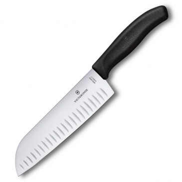 VICTORINOX - Swiss Classic - Nóż Santoku - 17 cm - Czarny