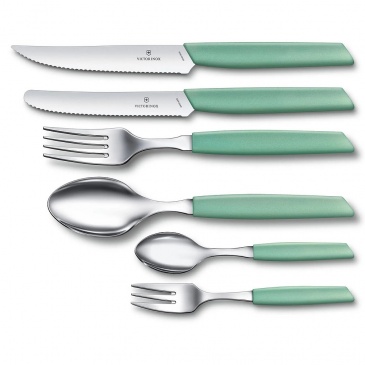 Victorinox - swiss modern - nóż do steków i pizzy - 12 cm - miętowo-zielony