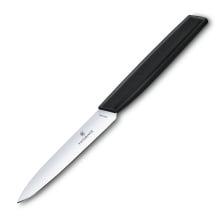 Victorinox - swiss modern - nóż do warzyw i owoców - gładkie ostrze - 10 cm - czarny