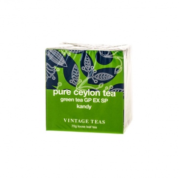 Czysta herbata zielona Cejlon GP EX SP 70g Vintage Teas