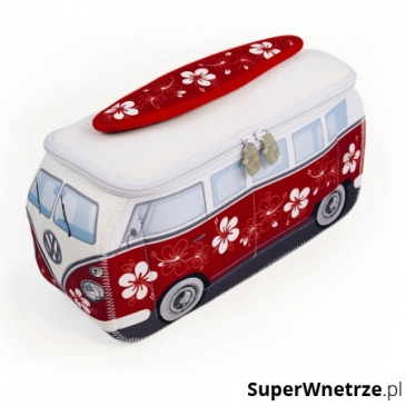 Kosmetyczka 30x14x12 cm BRISA VW BUS czerwona