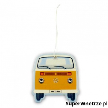 Odświeżacz zawieszka Vanilla 7x9x0,2 cm BRISA VW BUS pomarańczowa