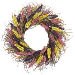 Wianek na drzwi ø 50 cm wielokolorowy CANDELARIA