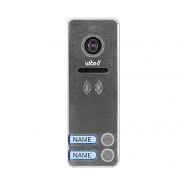 Wideo kaseta 2-rodzinna z kamerą szerokokątną, kolor, wandaloodporna, diody LED, do zastosowania w s