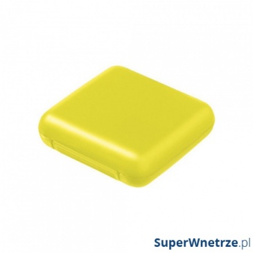 Wielofunkcyjne mini pudełko XS Pocket Curver neon żółte