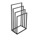 Wieszak na ręczniki  do łazienki podłogowy stojak na ręczniki czarny - yoka