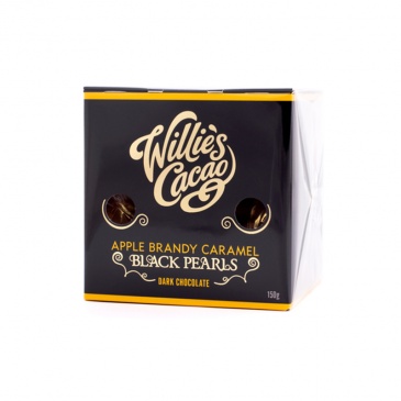 Czekoladki Apple Brandy Caramel Black Pearls 150g Willie's Cacao