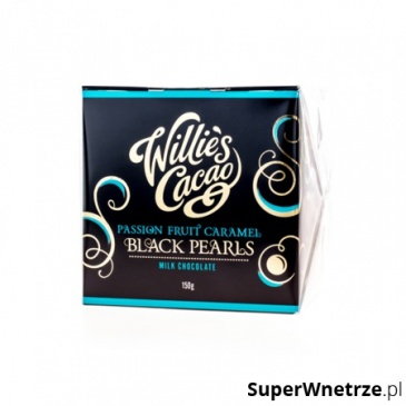 Czekoladki Passion Fruit Caramel Black Pearls 150g Willie's Cacao