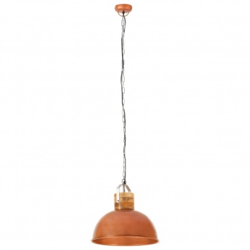 Wisząca lampa industrialna, kolor miedzi, okrągła, 42 cm, E27