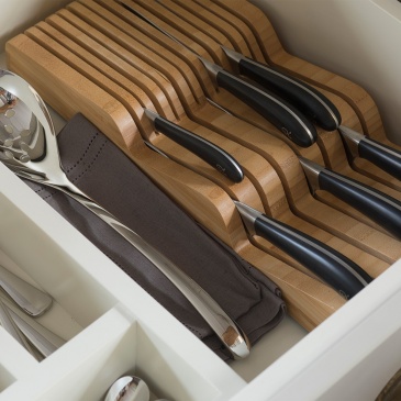 Wkład do szuflady na noże SIGNATURE - bambusowy / Robert Welch