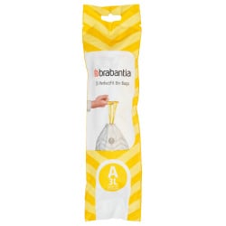 Worki na śmieci 3l Brabantia białe 20 szt.