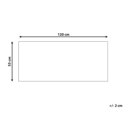 Wycieraczka PULIAN Naturalny 55 x 120 cm Królik Włókno kokosowe