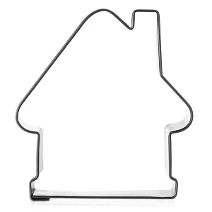 Wykrawacz cukierniczy stalowy / foremka do ciastek pierników domek 5,5 cm