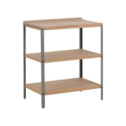 Wyspa kuchenna ogrodowa IVREA Certyfikowane drewno akacjowe Brązowy