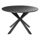 Stół do jadalni FITZROY Czarny 120 cm 120 cm