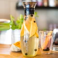Karafka szklana na wodę soki z korkiem 1300 ml Drip-Free  Amo