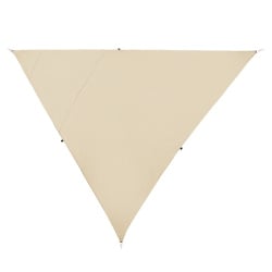 Żagiel przeciwsłoneczny trójkątny 300 x 300 x 300 cm beżowy LUKKA