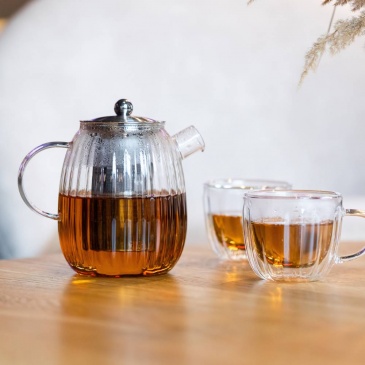 Zaparzacz do herbaty szklany dzbanek 1000 ml (4)