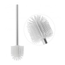 Zapasowa szczotka toaletowa do wc silikon biała - Yoka